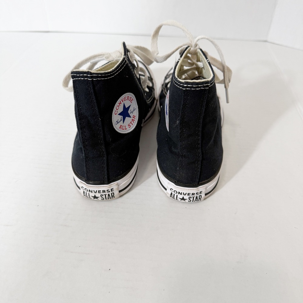 Converse Chuck Taylor All Star Womens Black White High Top Sneakers Size 6 - Picture 4 of 6